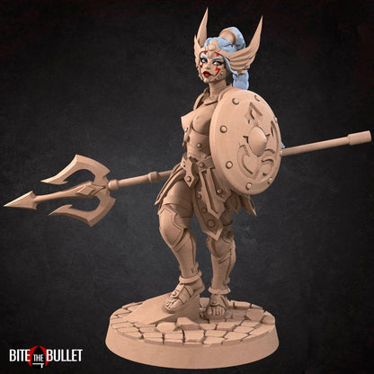 Exxotic Bullet Hell Amazon Hero | Woman Pinup SFW NSFW Model Miniature | Bite the Bullet