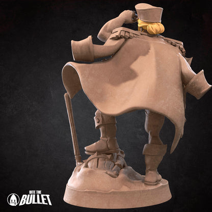 Exxotic Marine | Man Pinup SFW NSFW Model Miniature | Bite the Bullet