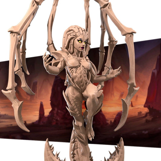 Exotic Sarah, Queen of Blades | Angel Woman Pinup SFW NSFW Model Miniature | Bite the Bullet