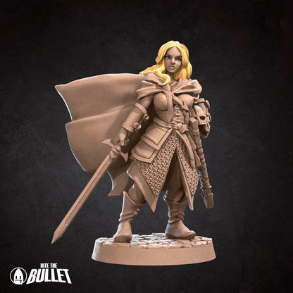 Exxotic Bullet Rings Shieldmaiden | Woman Pinup SFW NSFW Model Miniature | Bite the Bullet