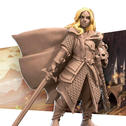 Exxotic Bullet Rings Shieldmaiden | Woman Pinup SFW NSFW Model Miniature | Bite the Bullet