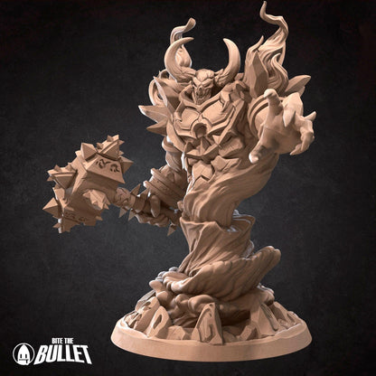 Firelord | TABLETOP SCALE | TTRPG Miniature | Bite the Bullet | Unpainted, Unplated Resin 8k