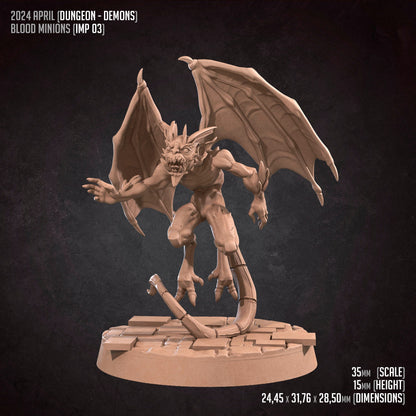 Imps, Blood Minions| TABLETOP SCALE | D&D TTRPG Miniature | Bite the Bullet