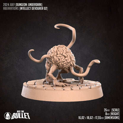 Intellect Devourers | TABLETOP SCALE | D&D TTRPG Miniature | Bite the Bullet
