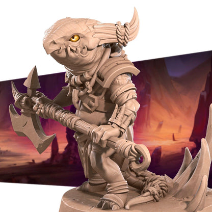 Kobold Fighter | TABLETOP SCALE | D&D TTRPG Miniature | Bite the Bullet