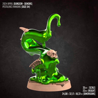 Oozes | TABLETOP SCALE | D&D TTRPG Miniature | Bite the Bullet