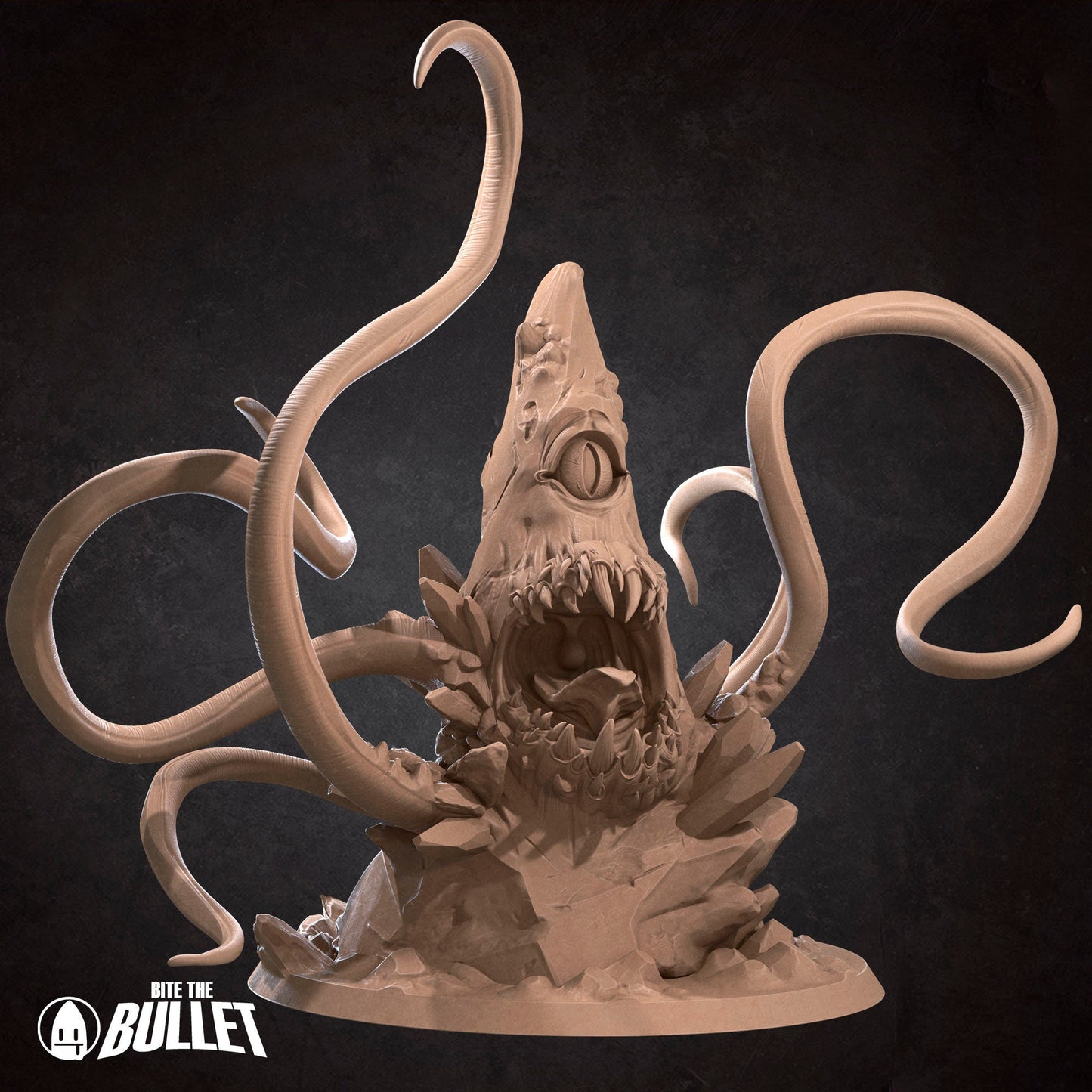 Roper, Cavern Boss | TABLETOP SCALE | D&D TTRPG Miniature | Bite the Bullet | Unpainted, Unplated Resin 8k