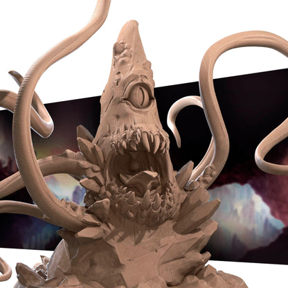 Roper, Cavern Boss | TABLETOP SCALE | D&D TTRPG Miniature | Bite the Bullet | Unpainted, Unplated Resin 8k