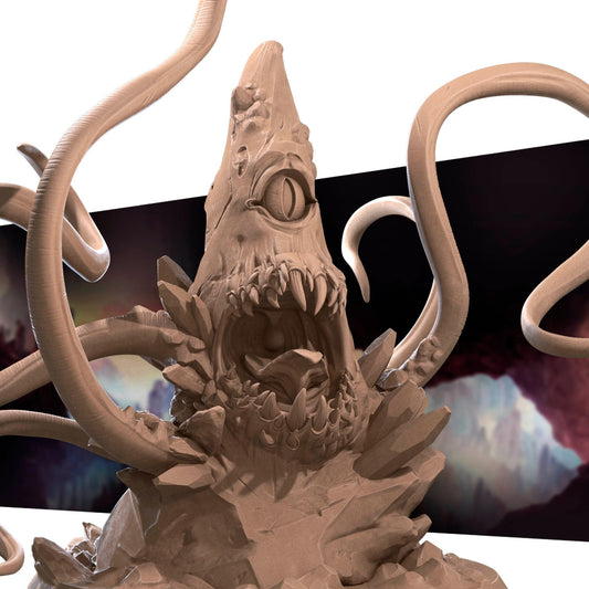 Roper, Cavern Boss | TABLETOP SCALE | D&D TTRPG Miniature | Bite the Bullet | Unpainted, Unplated Resin 8k