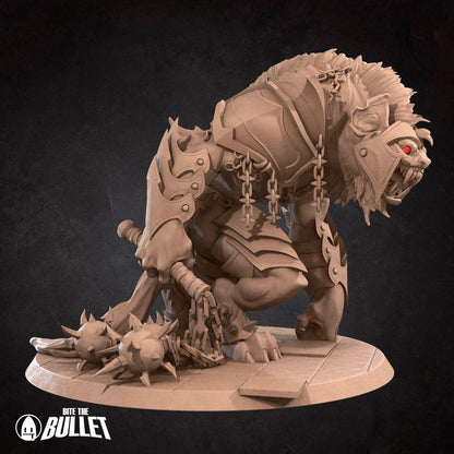 Yeenoghu, Savagery Boss | TABLETOP SCALE | D&D TTRPG Miniature | Bite the Bullet | Unpainted, Unplated Resin 8k