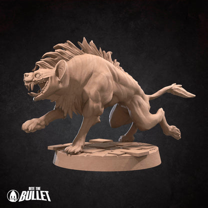 Hyenas | TABLETOP SCALE | D&D TTRPG Miniature | Bite the Bullet