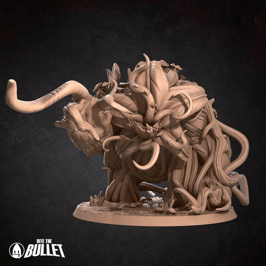 Shambling Mound, Marshland Boss | TABLETOP SCALE | D&D TTRPG Miniature | Bite the Bullet | Unpainted, Unplated Resin 8k