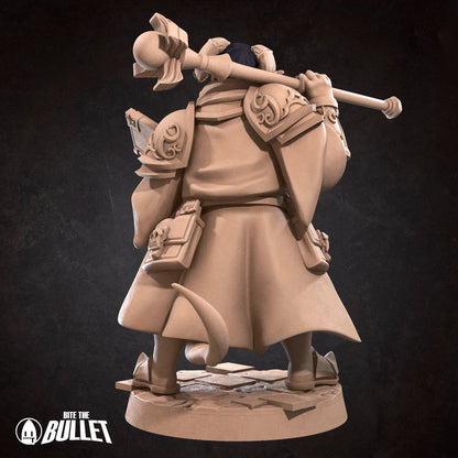 Tiefling Cleric | TABLETOP SCALE | D&D TTRPG Miniature | Bite the Bullet | Unpainted, Unplated Resin 8k