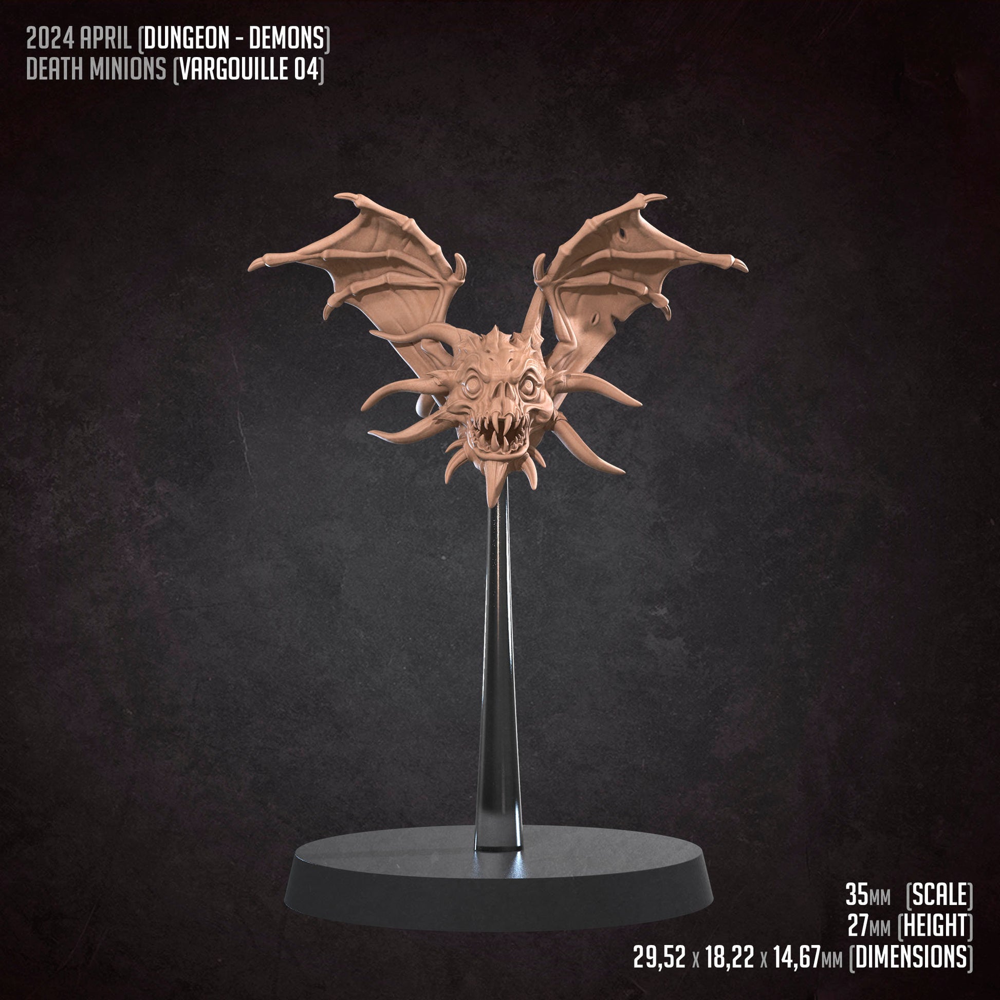 Vargouilles | TABLETOP SCALE | D&D TTRPG Miniature | Bite the Bullet