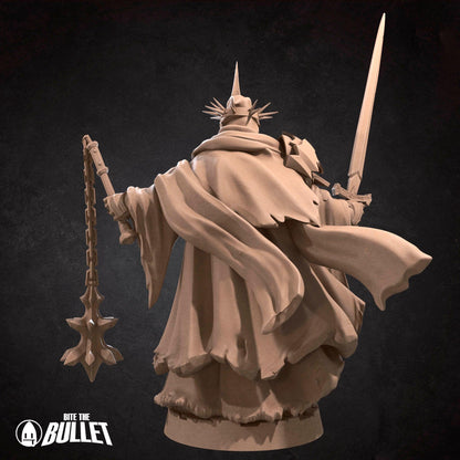 Bullet Rings, Witch King | TABLETOP SCALE | D&D TTRPG Miniature | Bite the Bullet | Unpainted, Unplated Resin 8k