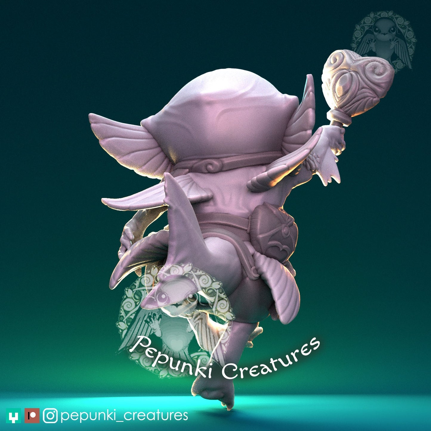 Little Sea Creature | Tabletop or Display Scale | D&D Humblewood TTRPG Miniature | Pepunki Creatures