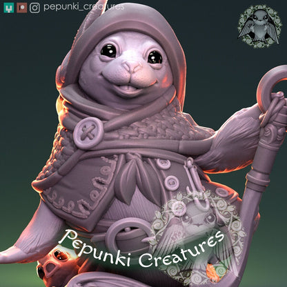Seal Fisherman | Tabletop or Display Scale | D&D Humblewood TTRPG Miniature | Pepunki Creatures