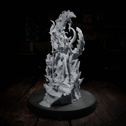 The Abandoned King, Fay Lord | Tabletop or Display Scale | TTRPG D&D Miniature | Cripta Studios