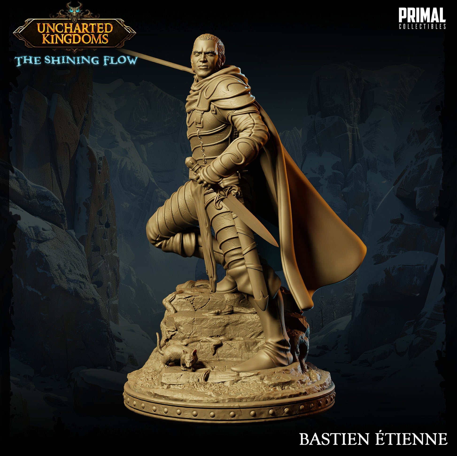 Assassin Bastien | Tabletop Scale | TTRPG D&D Miniature | Primal Collectibles