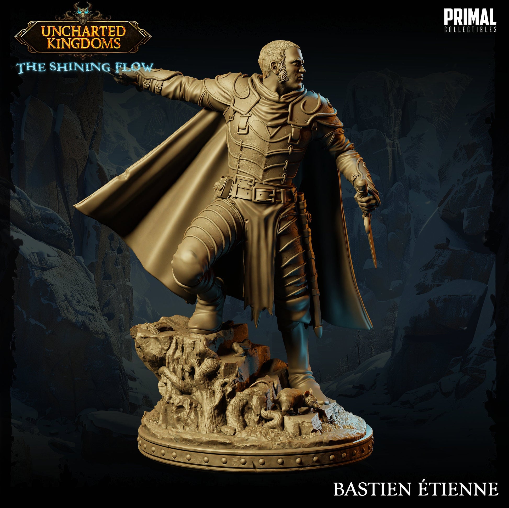 Assassin Bastien | Tabletop Scale | TTRPG D&D Miniature | Primal Collectibles
