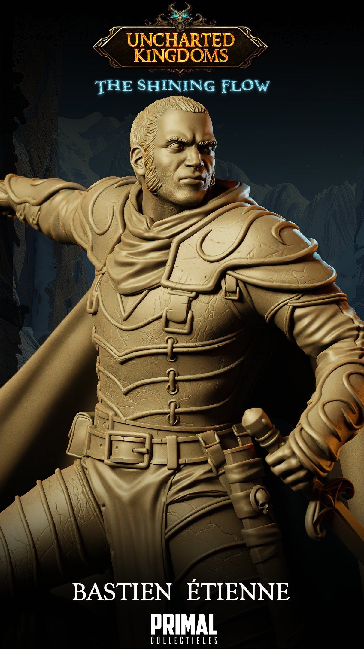 Assassin Bastien | Tabletop Scale | TTRPG D&D Miniature | Primal Collectibles