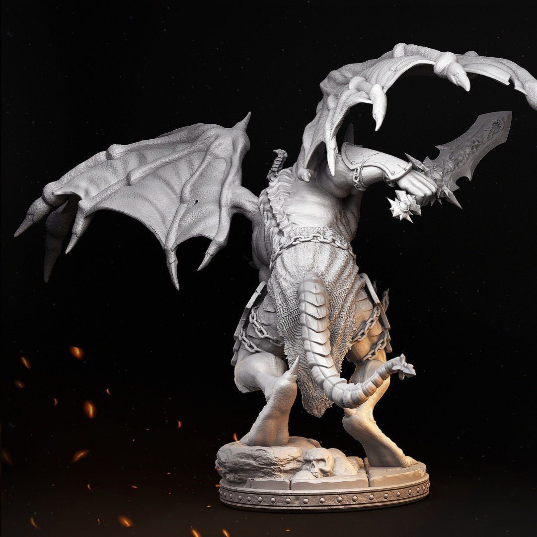 Azvameth Gargoyle | Tabletop Scale | TTRPG D&D Miniature | Primal Collectibles