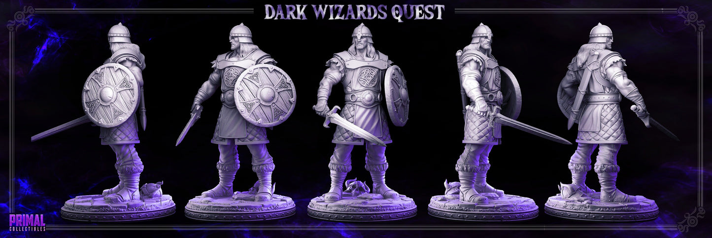 Caleb Mercenary Scout | Tabletop Scale | TTRPG D&D Miniature | Primal Collectibles