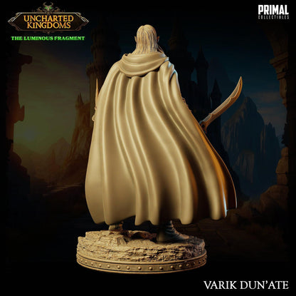 Dark Elf Varik | Uncharted Kingdoms | TTRPG D&D Miniature | Primal Collectibles