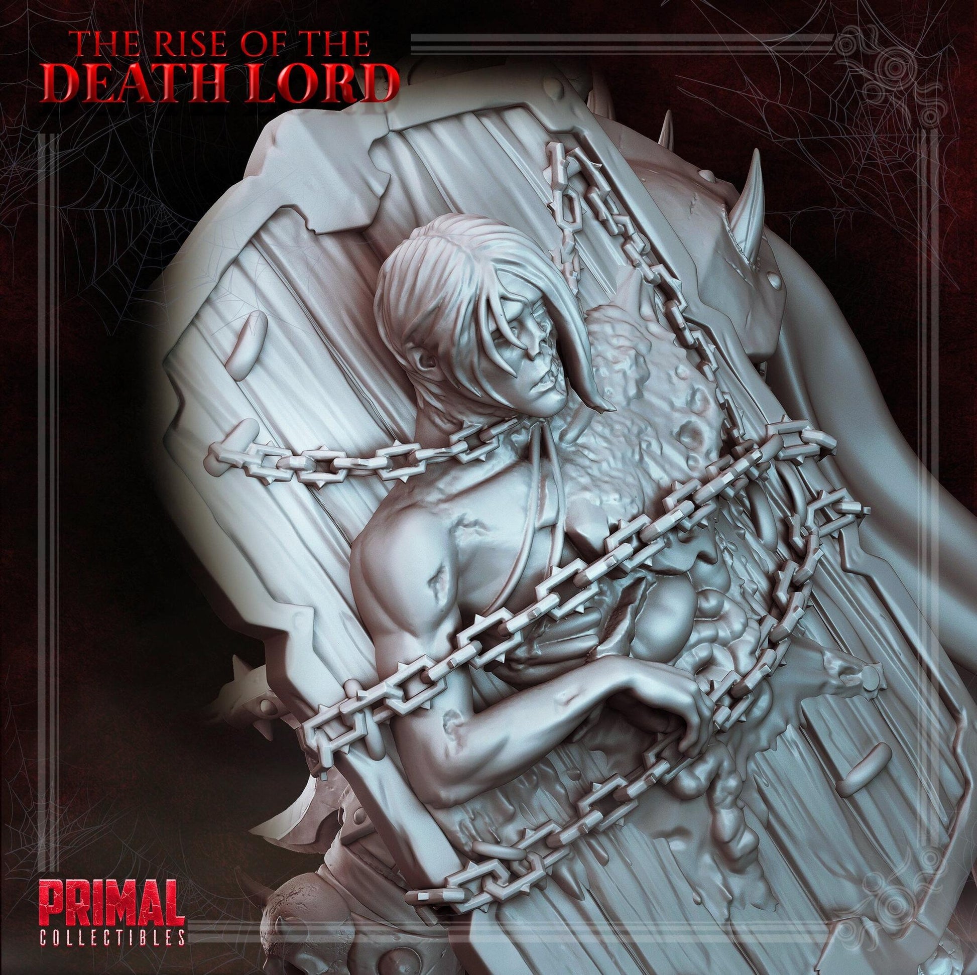 Dark Knight Kalsour | Tabletop Scale | TTRPG D&D Miniature | Primal Collectibles