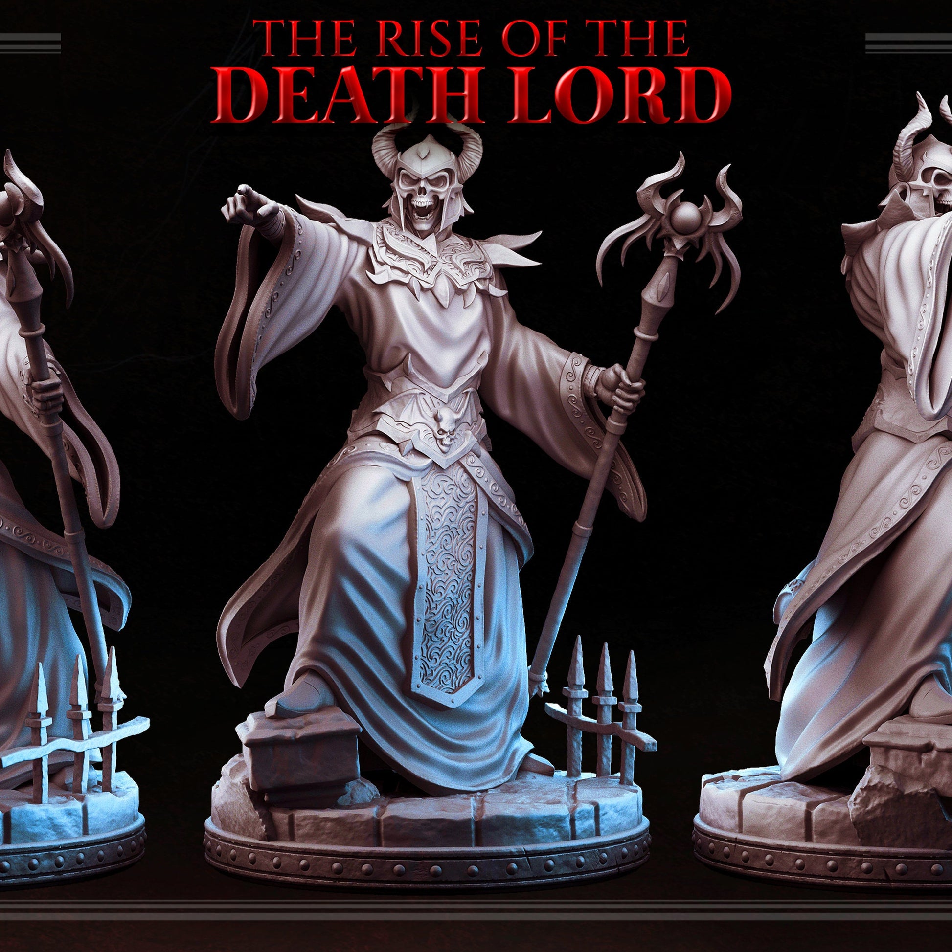 Death Lord Turgoth | Tabletop Scale | TTRPG D&D Miniature | Primal Collectibles