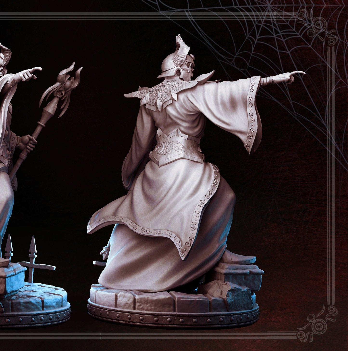 Death Lord Turgoth | Tabletop Scale | TTRPG D&D Miniature | Primal Collectibles