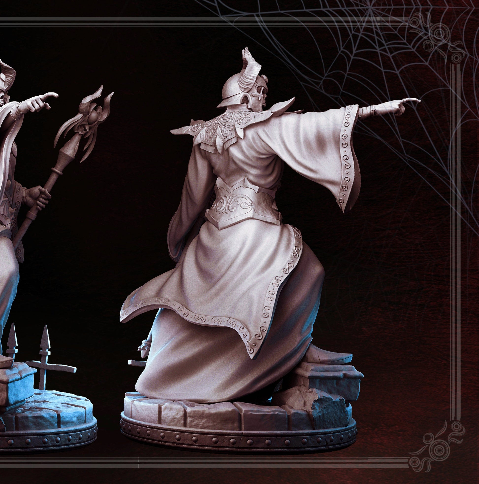 Death Lord Turgoth | Tabletop Scale | TTRPG D&D Miniature | Primal Collectibles