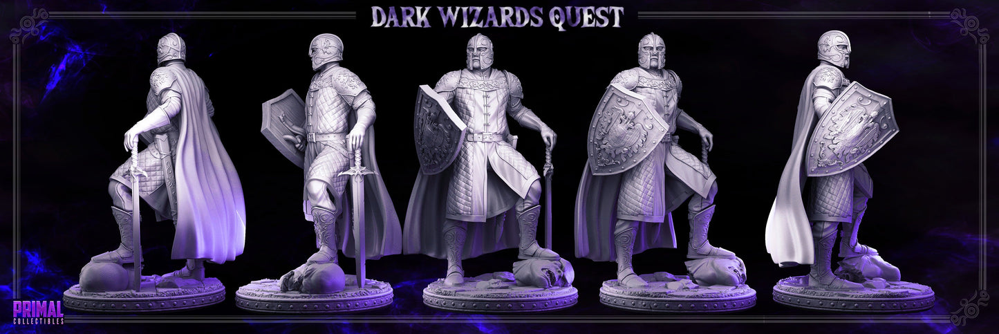 Demetrius Knight | Tabletop Scale | TTRPG D&D Miniature | Primal Collectibles