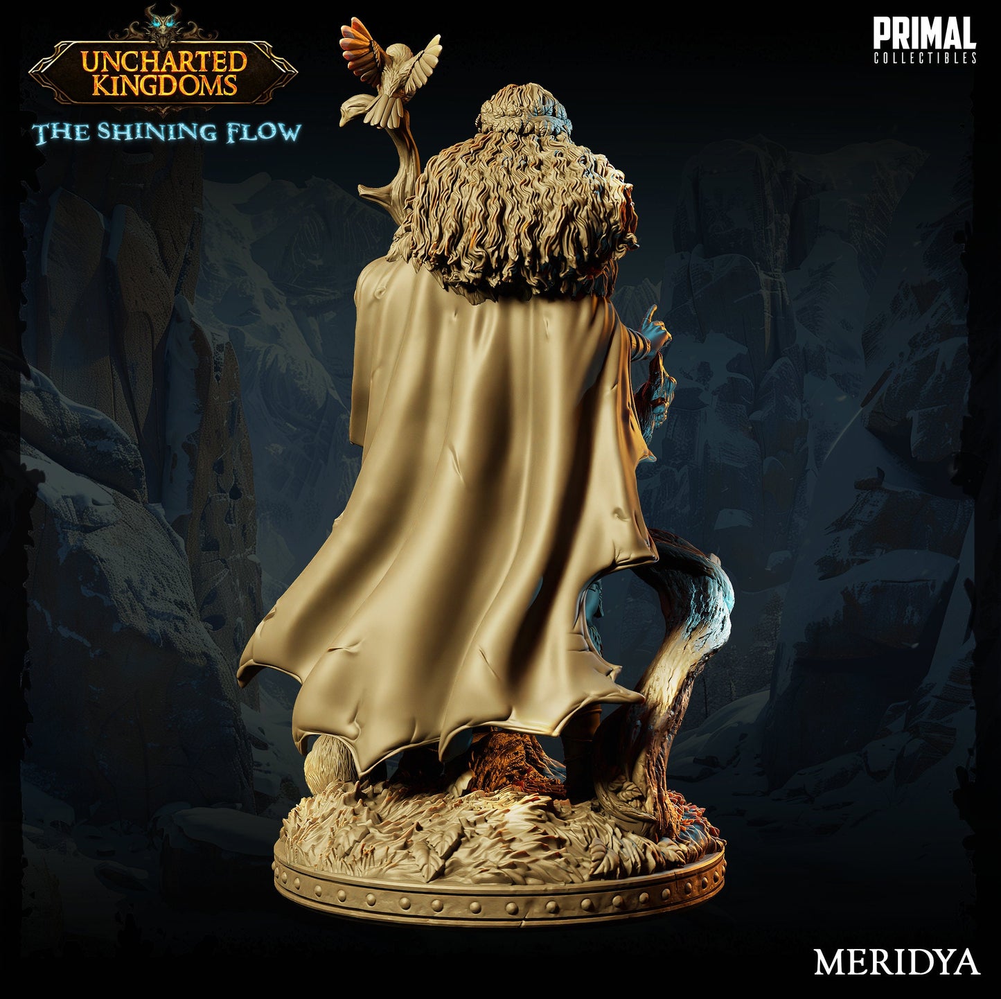 Druid Meridya | Tabletop Scale | TTRPG D&D Miniature | Primal Collectibles