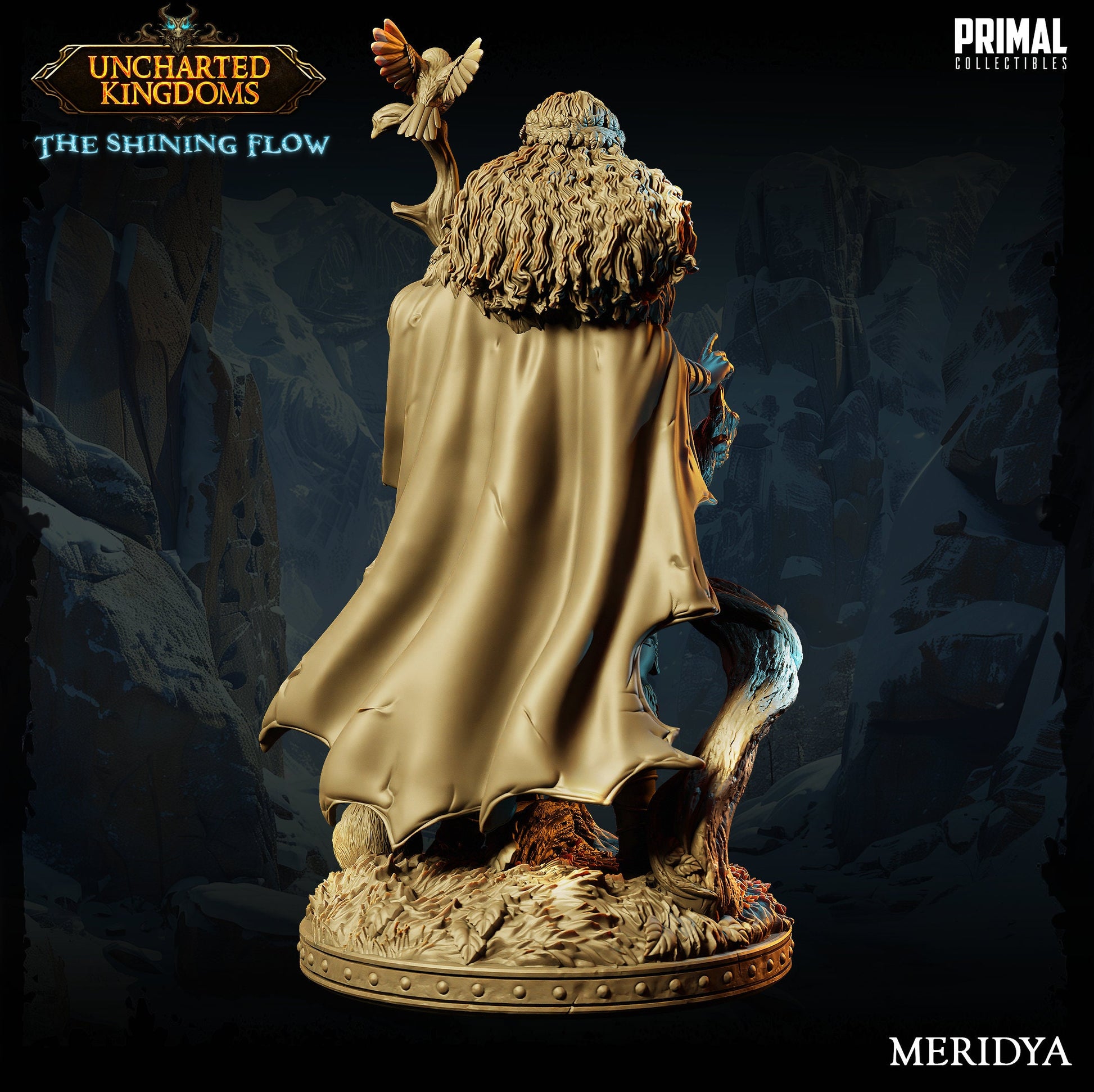 Druid Meridya | Tabletop Scale | TTRPG D&D Miniature | Primal Collectibles
