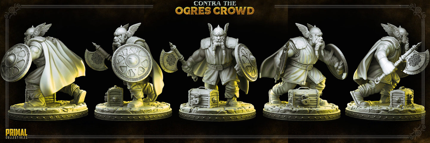 Dwarf Azaghal | Tabletop Scale | TTRPG D&D Miniature | Primal Collectibles