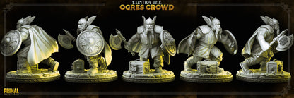 Dwarf Azaghal | Contra the Ogres Crowd | TTRPG D&D Miniature | Primal Collectibles