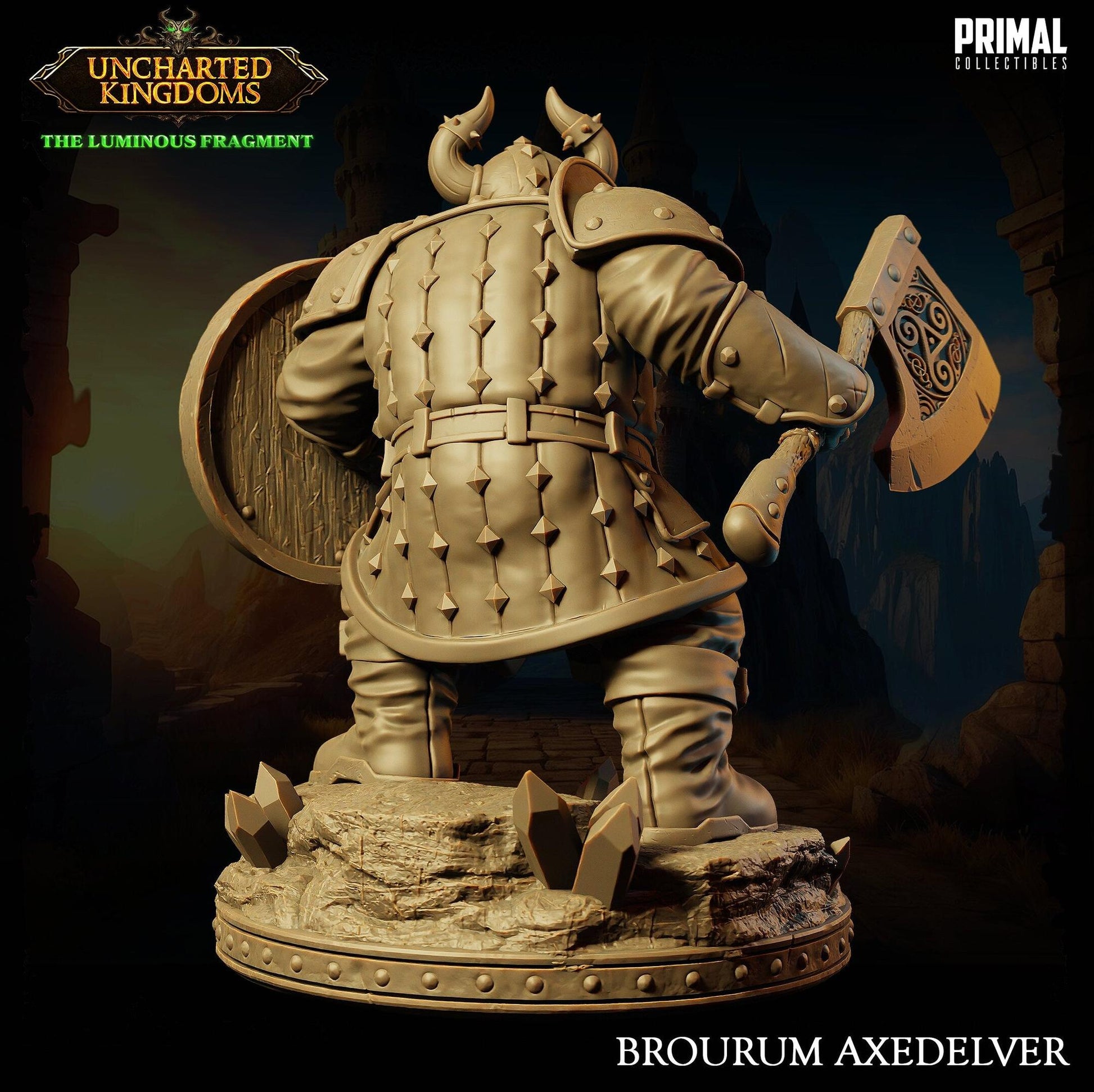 Dwarf Brourum | Tabletop Scale | TTRPG D&D Miniature | Primal Collectibles