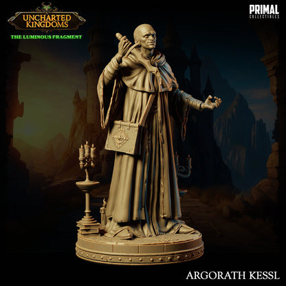 Evil Wizard Argorath | Uncharted Kingdoms | TTRPG D&D Miniature | Primal Collectibles