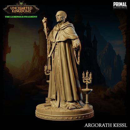 Evil Wizard Argorath | Uncharted Kingdoms | TTRPG D&D Miniature | Primal Collectibles