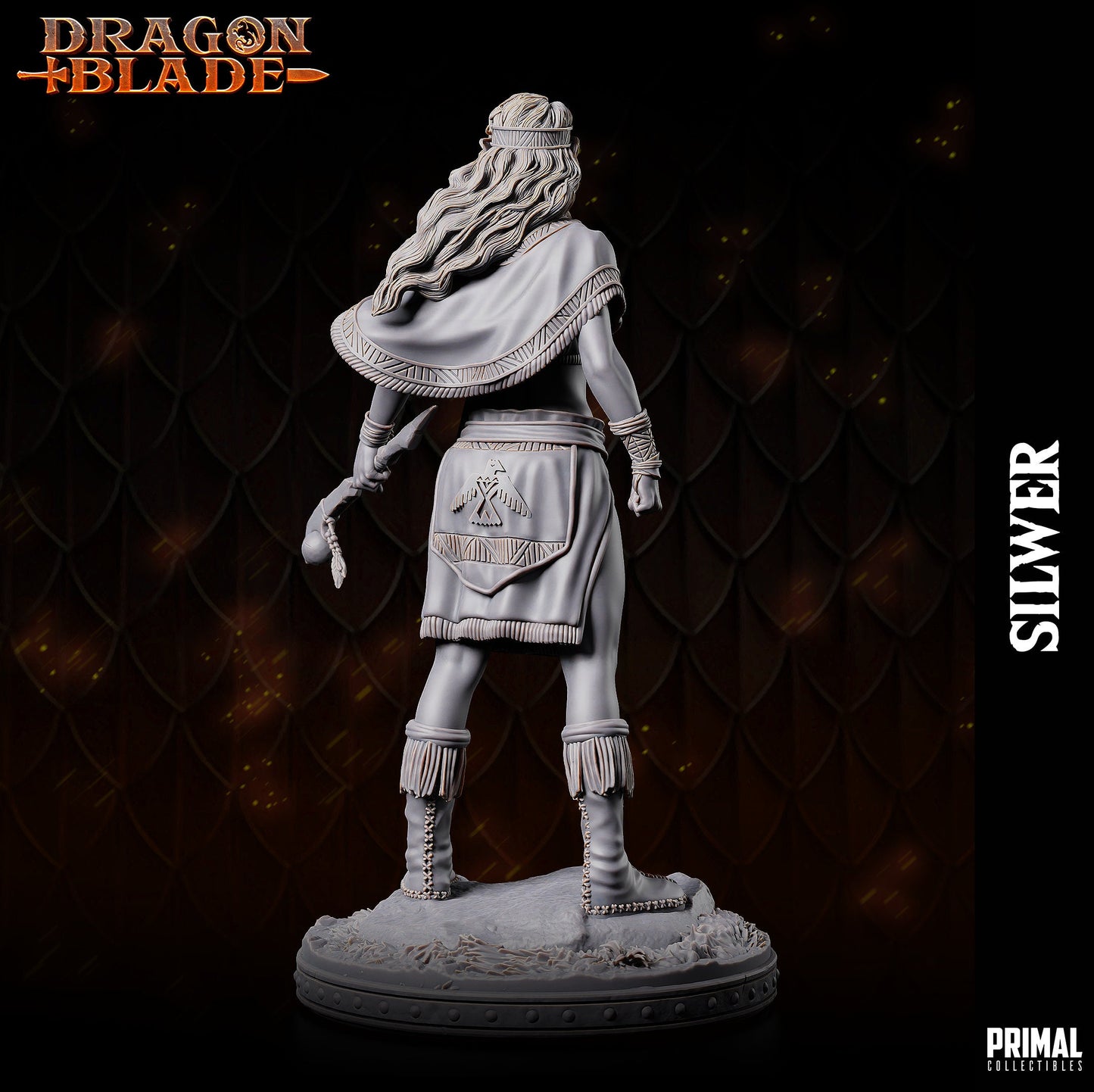 Female Elf Silwer | Tabletop Scale | TTRPG D&D Miniature | Primal Collectibles