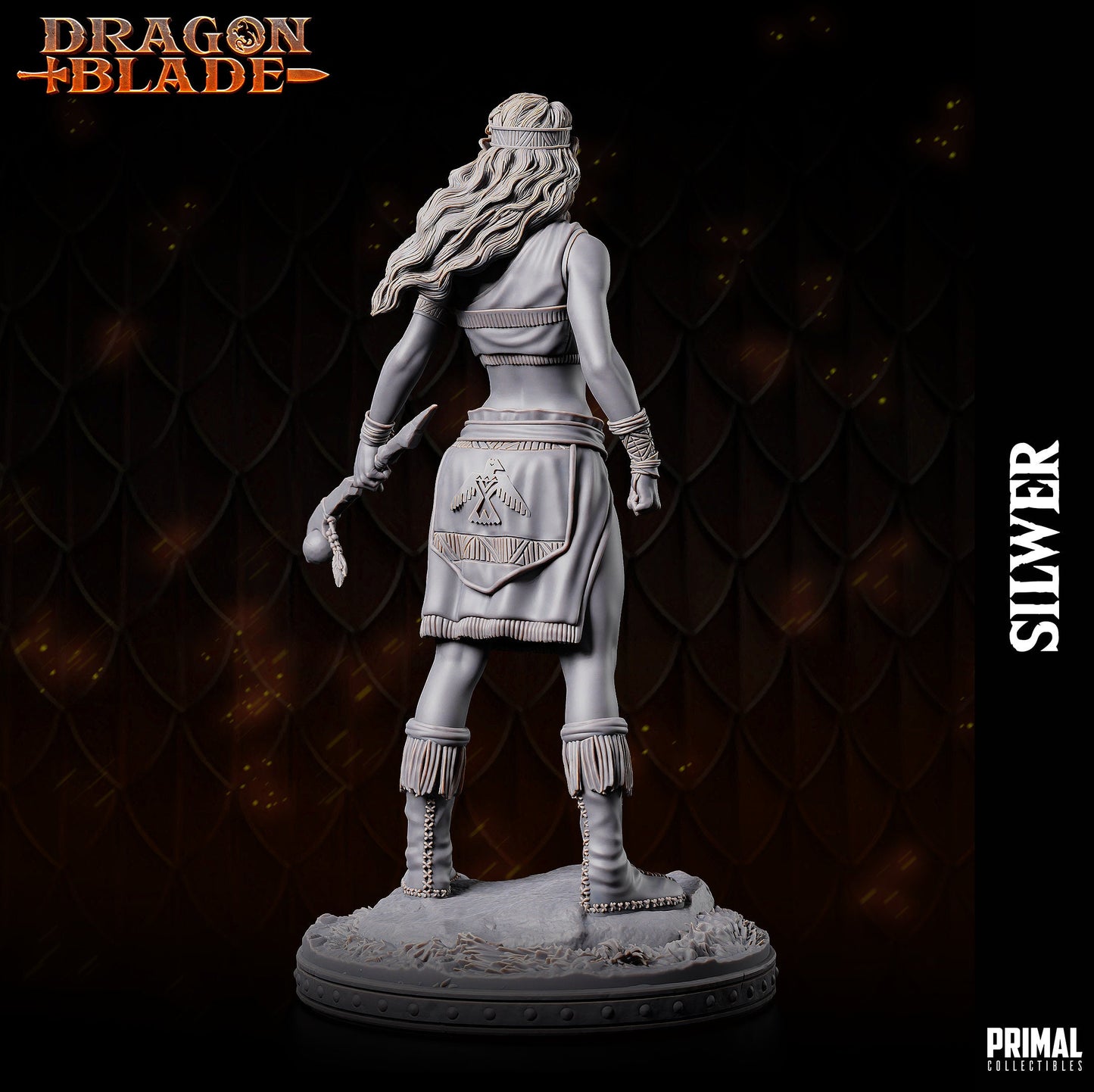 Female Elf Silwer | Tabletop Scale | TTRPG D&D Miniature | Primal Collectibles