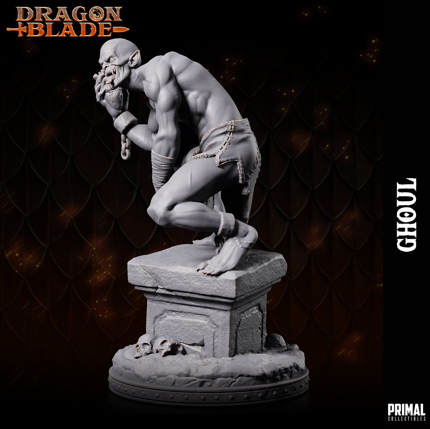 Ghoul | Tabletop Scale | TTRPG D&D Miniature | Primal Collectibles