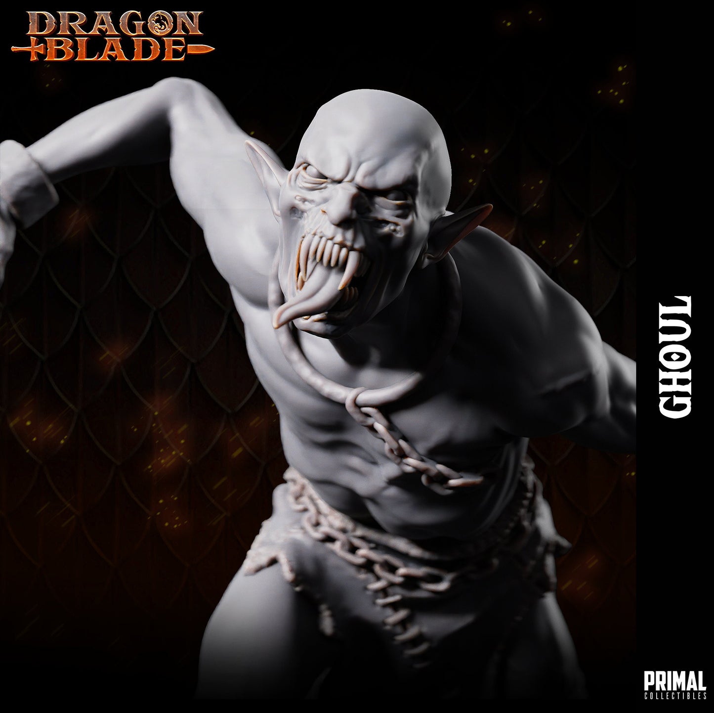 Ghoul | Tabletop Scale | TTRPG D&D Miniature | Primal Collectibles