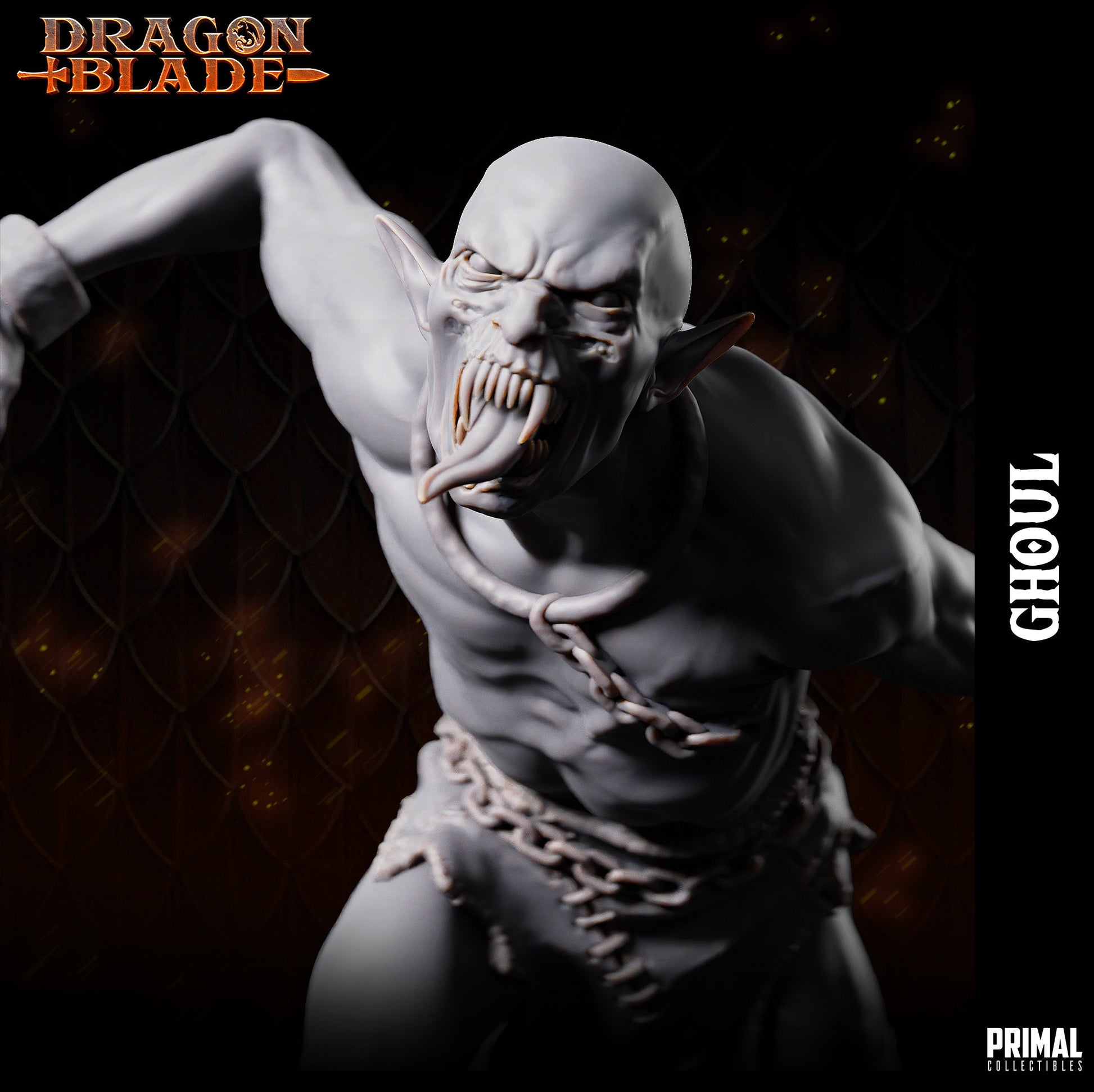 Ghoul | Dragonblade | TTRPG D&D Miniature | Primal Collectibles