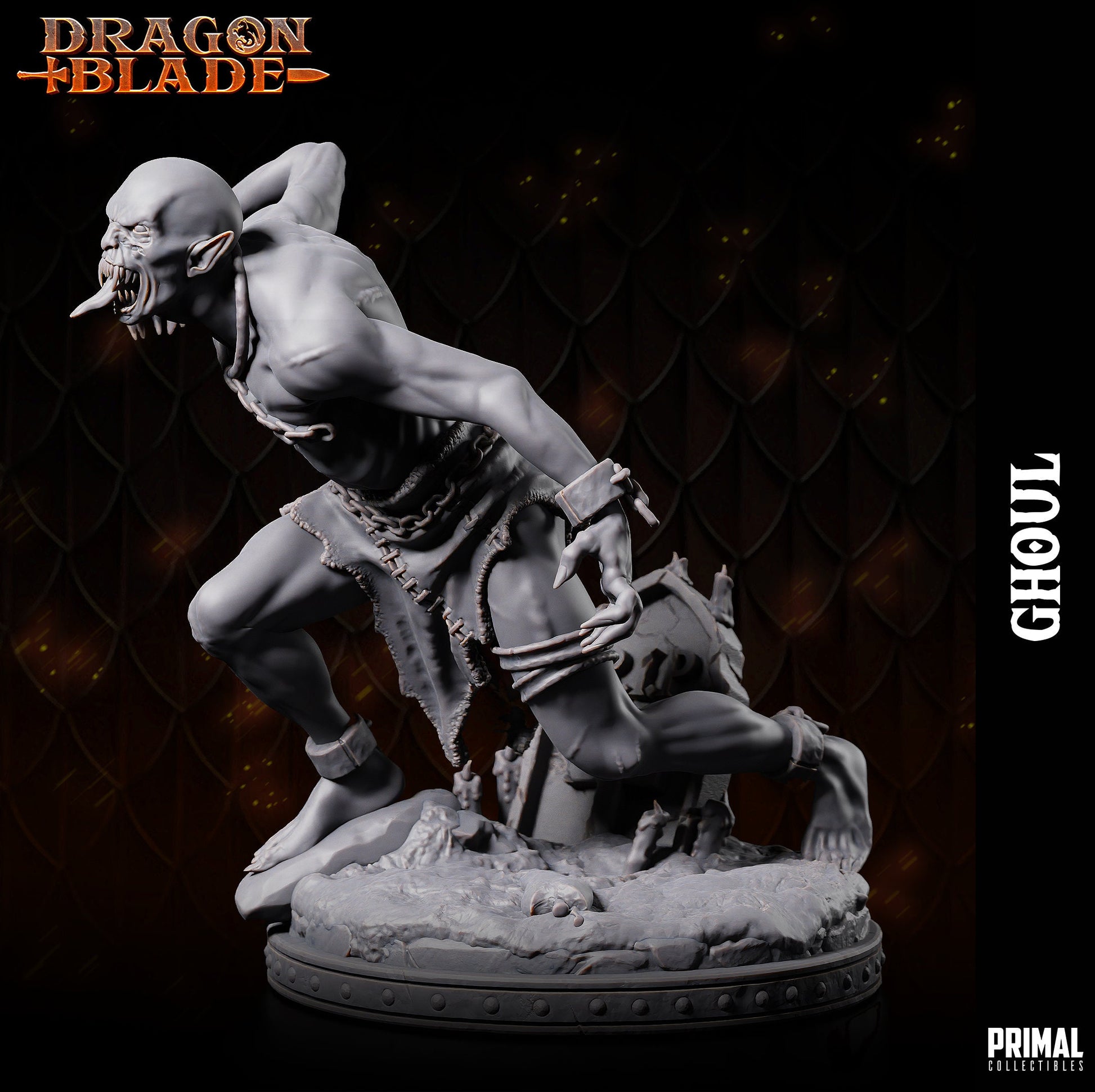 Ghoul | Tabletop Scale | TTRPG D&D Miniature | Primal Collectibles