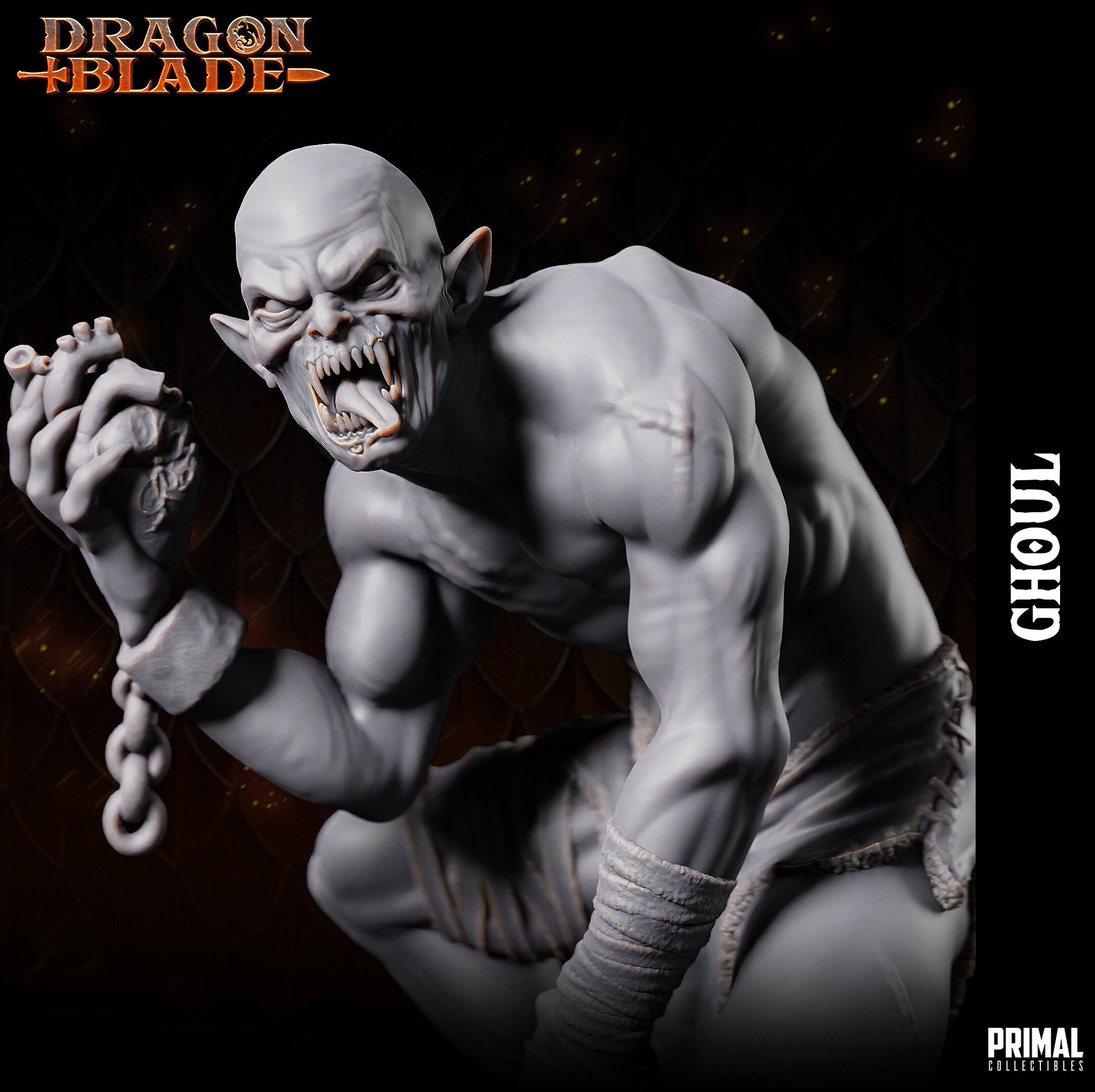 Ghoul | Tabletop Scale | TTRPG D&D Miniature | Primal Collectibles