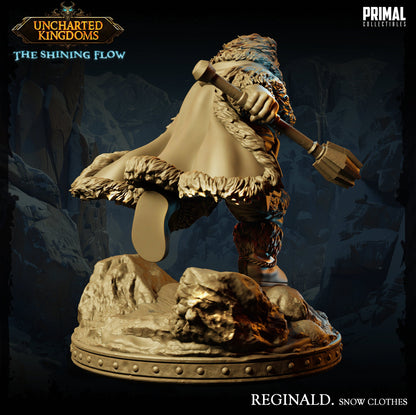 Halfling Rogue Reginald Snow Clothes | Uncharted Kingdoms | TTRPG D&D Miniature | Primal Collectibles