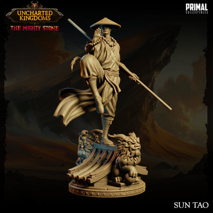 Monk Sun Tao | Uncharted Kingdoms | TTRPG D&D Miniature | Primal Collectibles