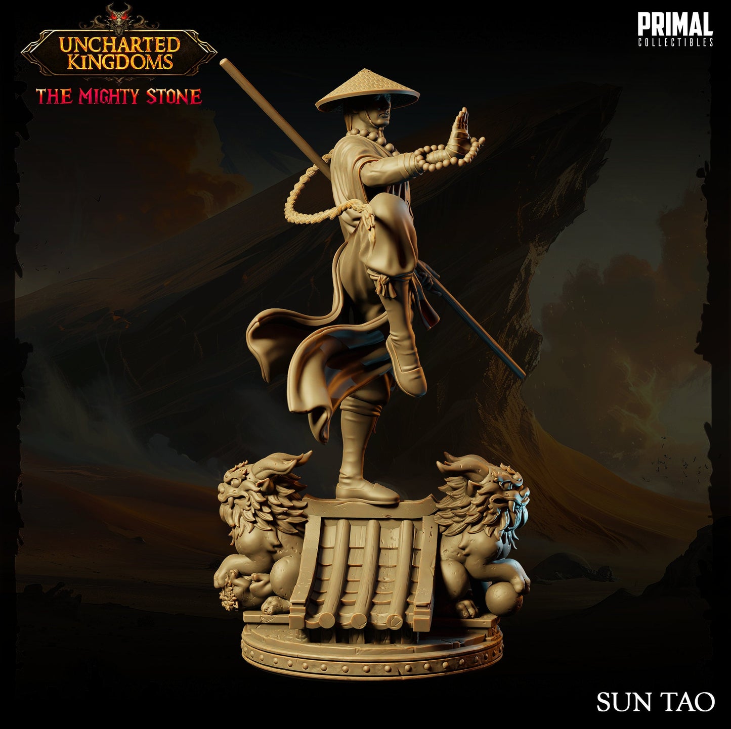 Monk Sun Tao | Tabletop Scale | TTRPG D&D Miniature | Primal Collectibles